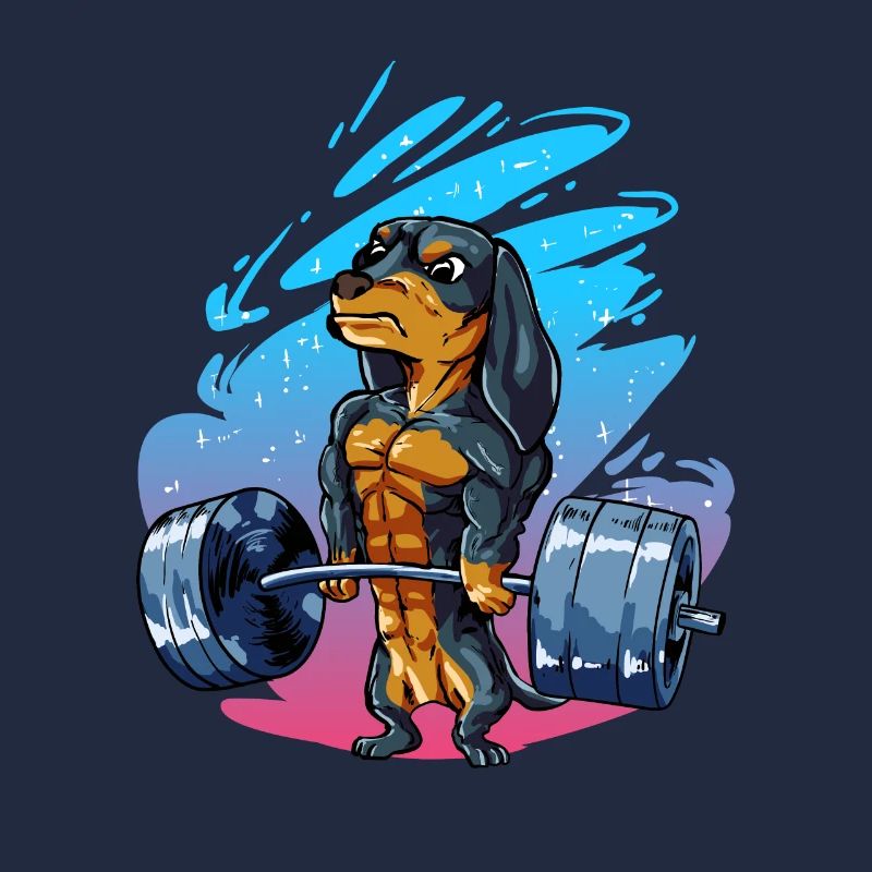 Teckel Dakel Bodybuilder