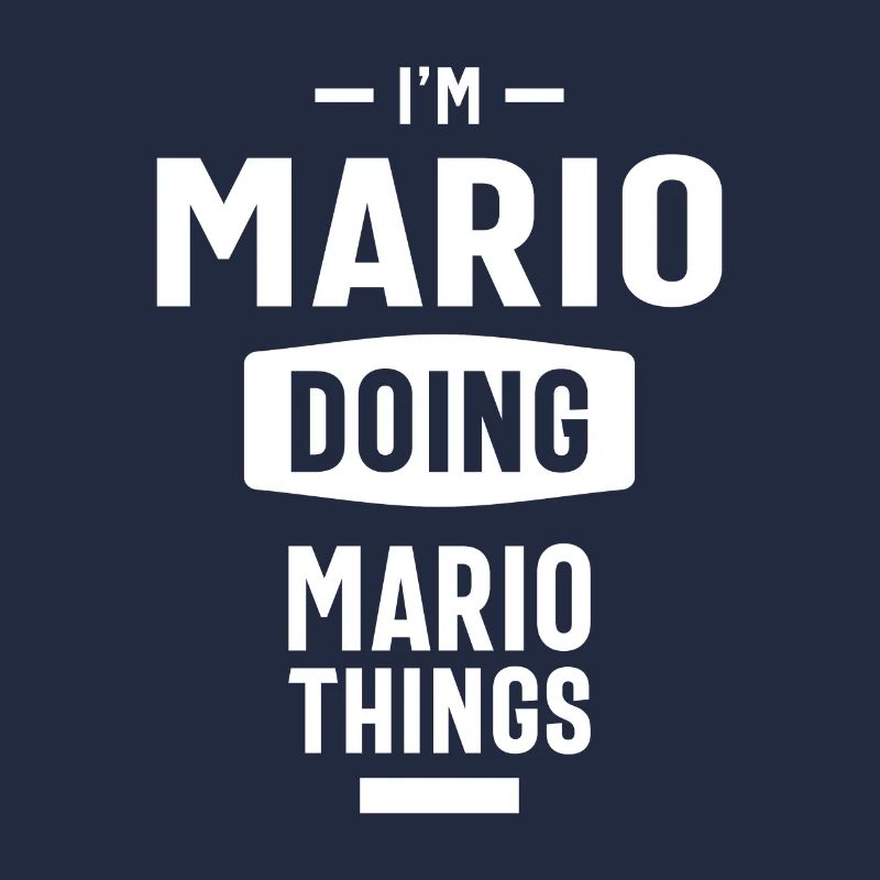 Mario Personalized Name Birthday Gift