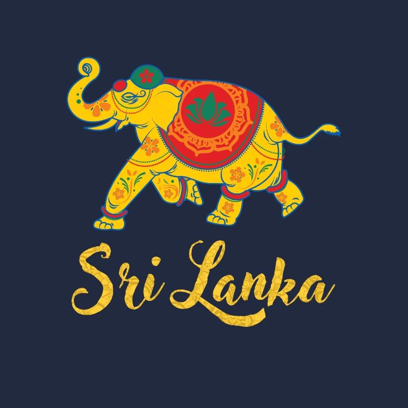 Sri Lanka Elephant India Abstract Gift