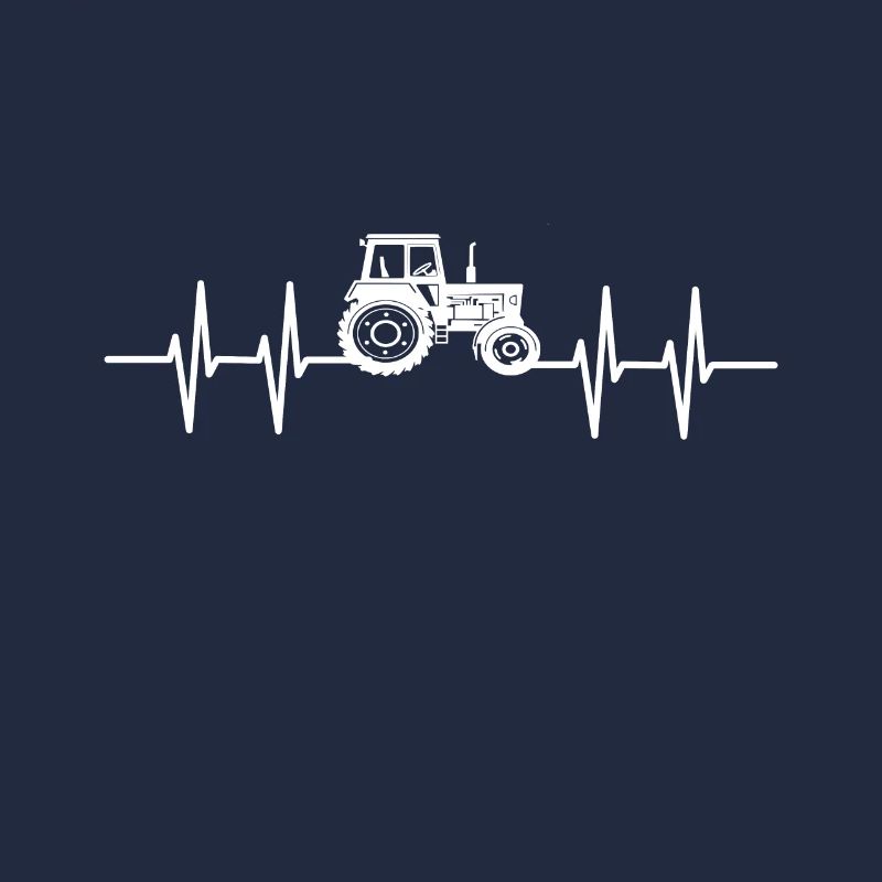 Herzschlag Traktor Bauer Bäuerin