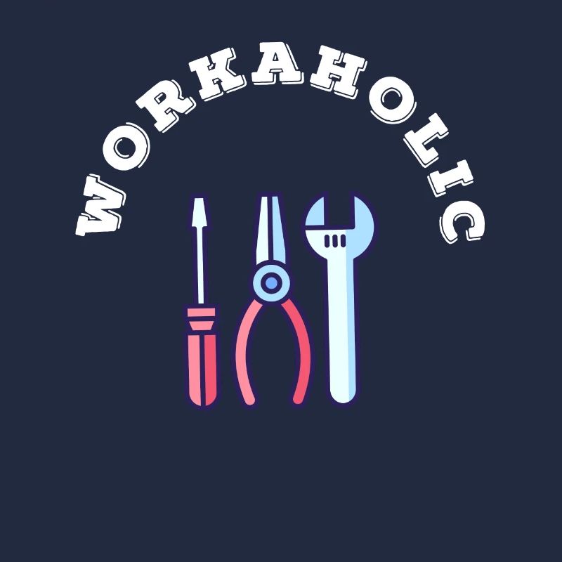 Ich bin Workaholic Geschenkidee Geburtstag