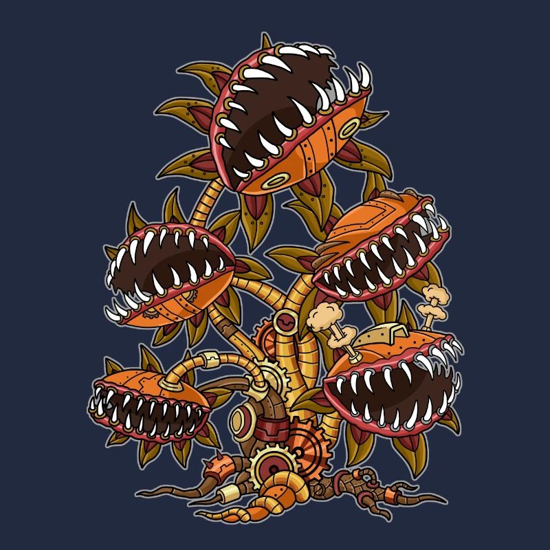 Carnivorous Venus Flytrap Steampunk