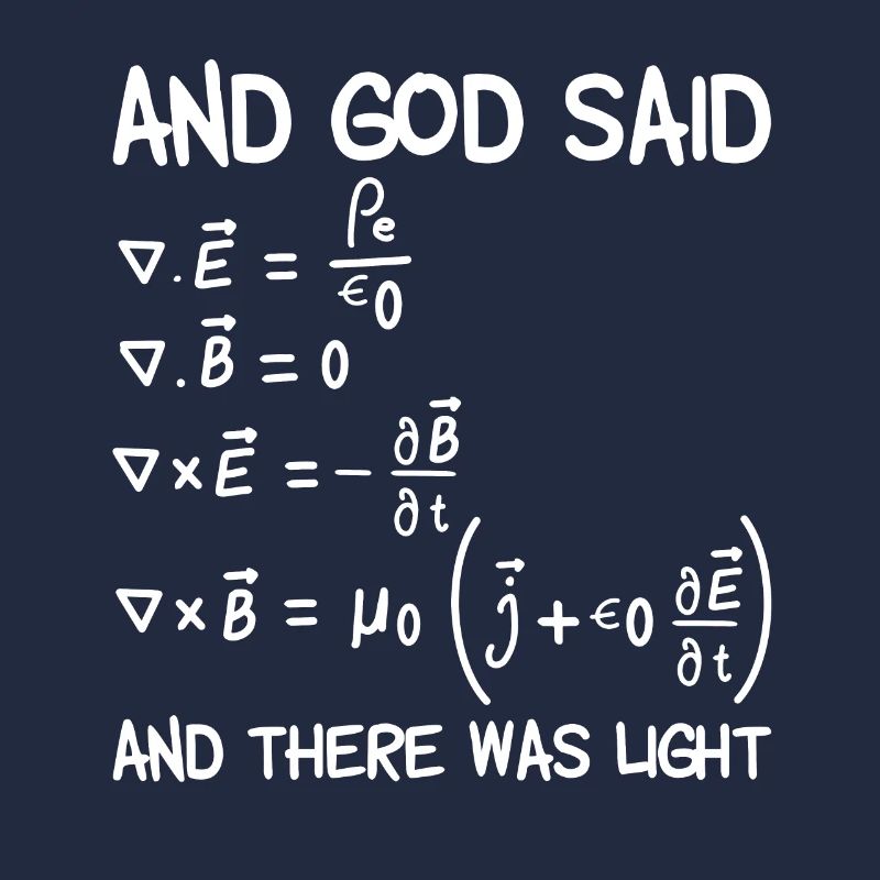 Maxwell equations physics gift electronics engineer