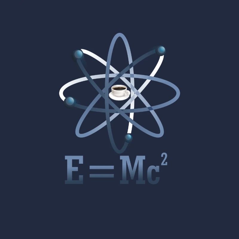 E = MC2 - Kaffee Atom Elemento