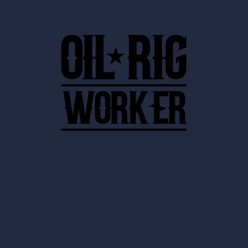 Travailleur de plate-forme pétrolière profession de plate-forme de forage offshore