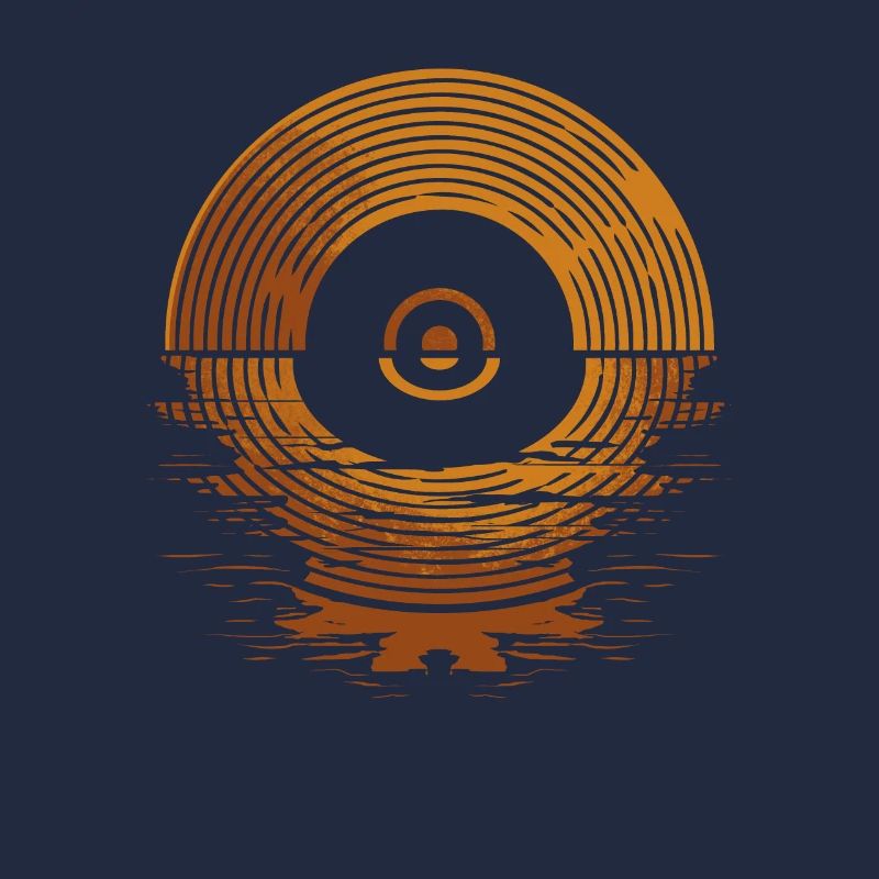 Disque vinyle rétro