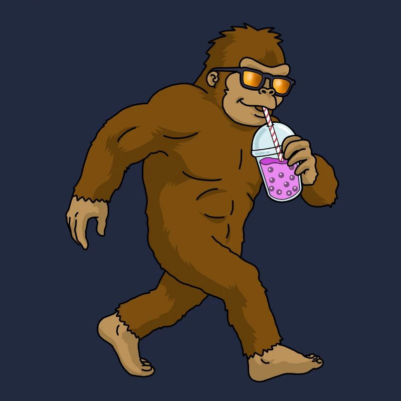 Bigfoot Bubble Tea Cadeau Pinker Bubble Tea