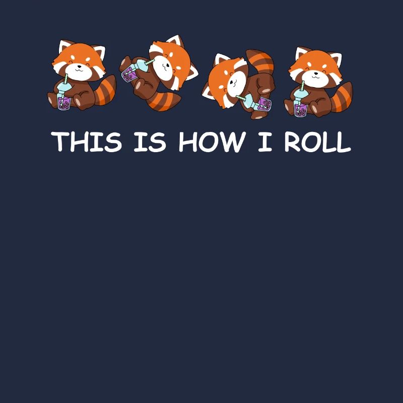 Bubble Tea Red Panda Gift C'est comme ça que je roule