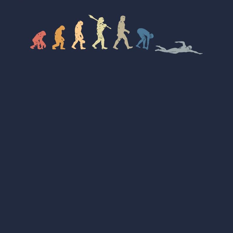 Cadeau nageur évolution de la natation