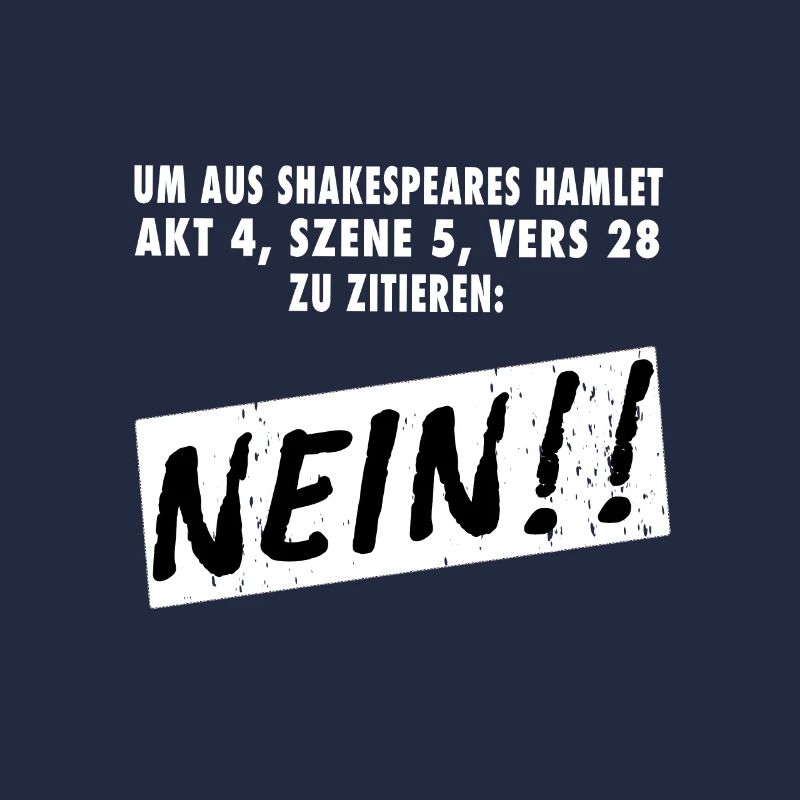 Pour citer Shakespeare - Non ! Hamlet