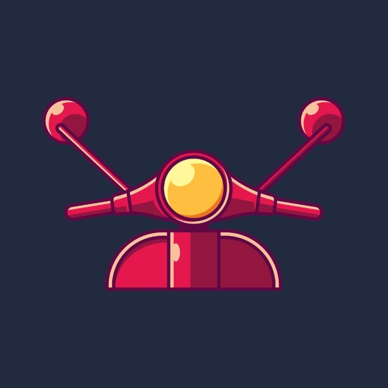 ROLLER RETRO Roller Geschenk Moped Rollerfahrer