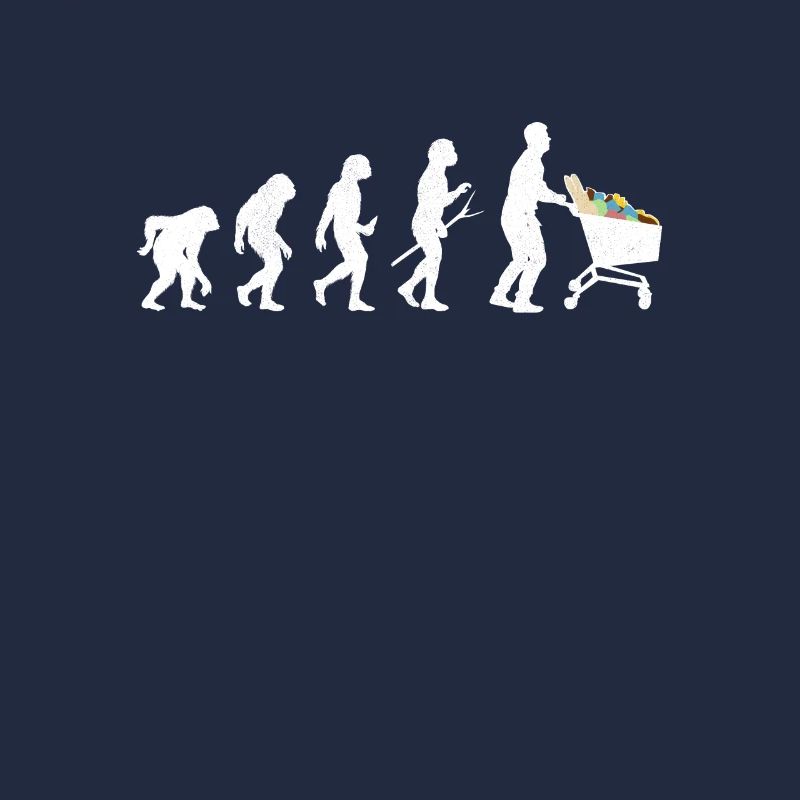 Supermarché panier shopping clients Evolution