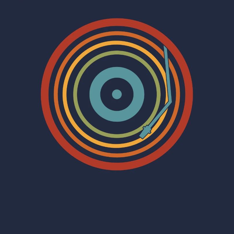 Rétro Vinyle Collectionneur de disques