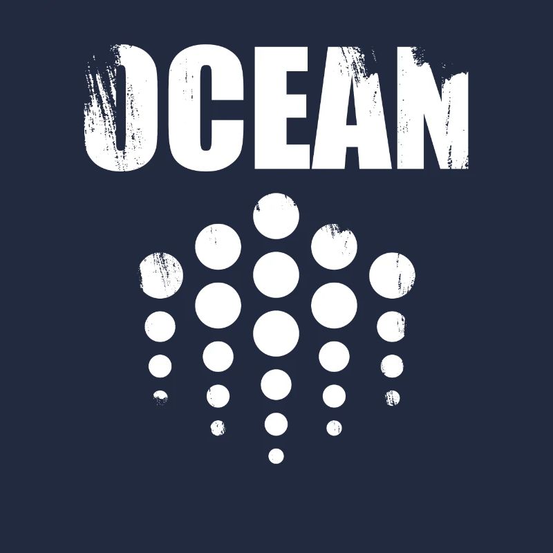 Crypto Cryptocurrency Zeichen Ocean Geschenkidee