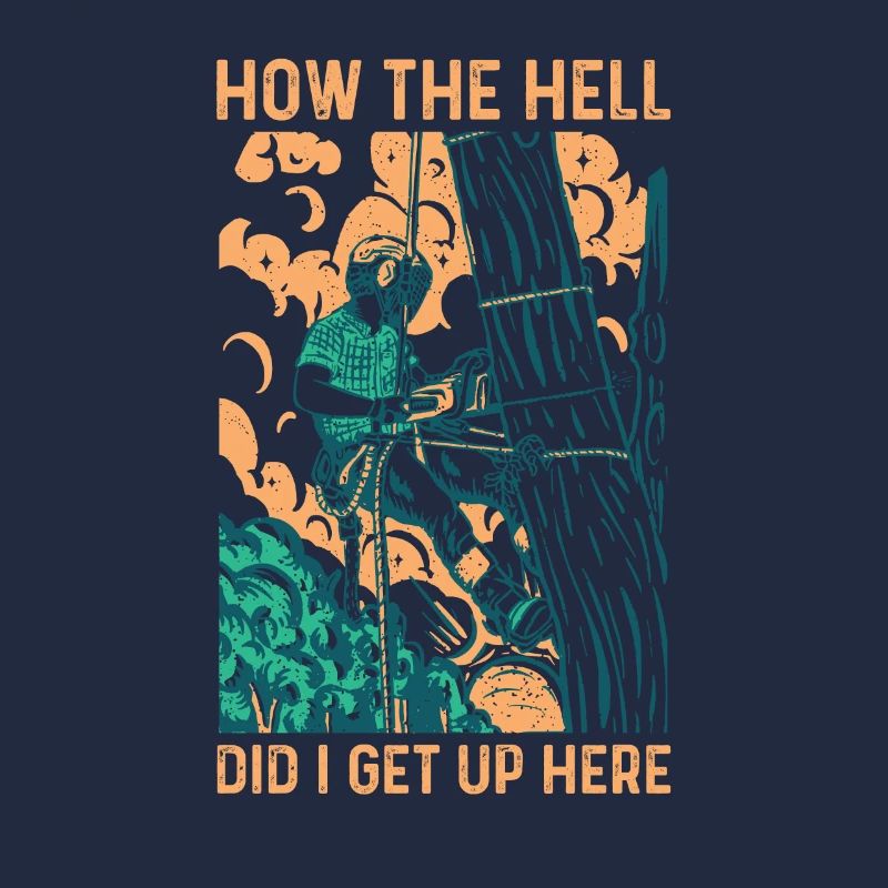 Baumklettern Baumpfleger Arborist Baumkletterer