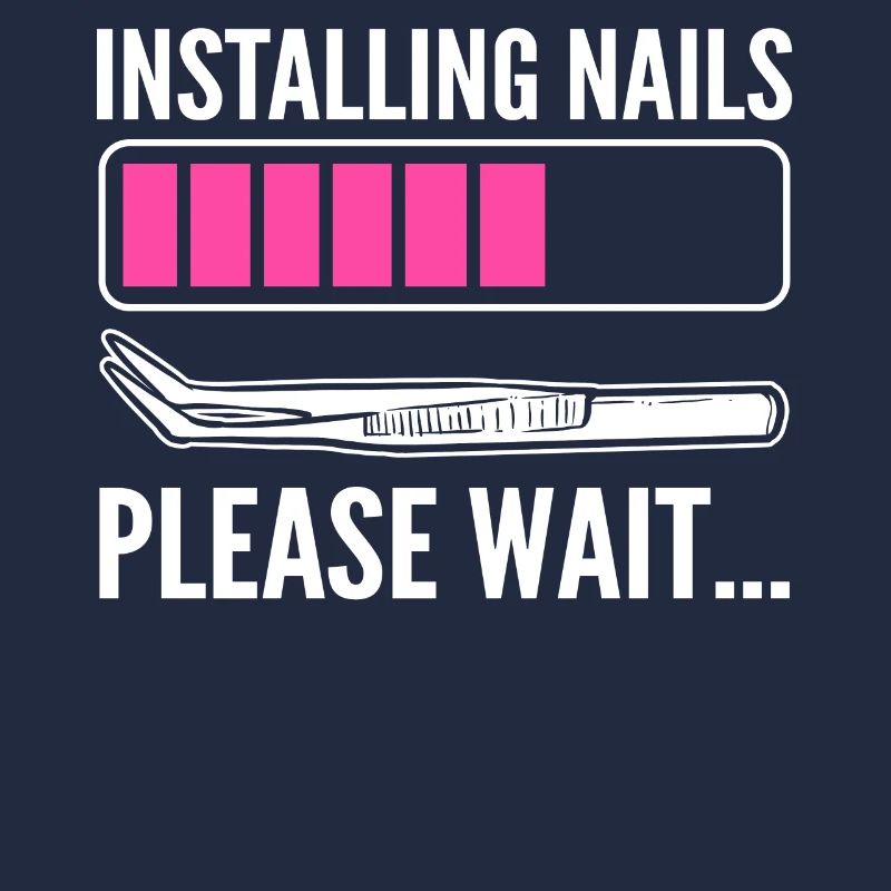 Installing Nails Please wait Nail Technician Nail