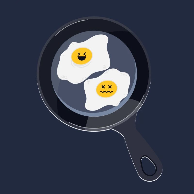 Fried eggs