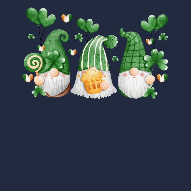 Gnome Irish Lucky Beer Drinking