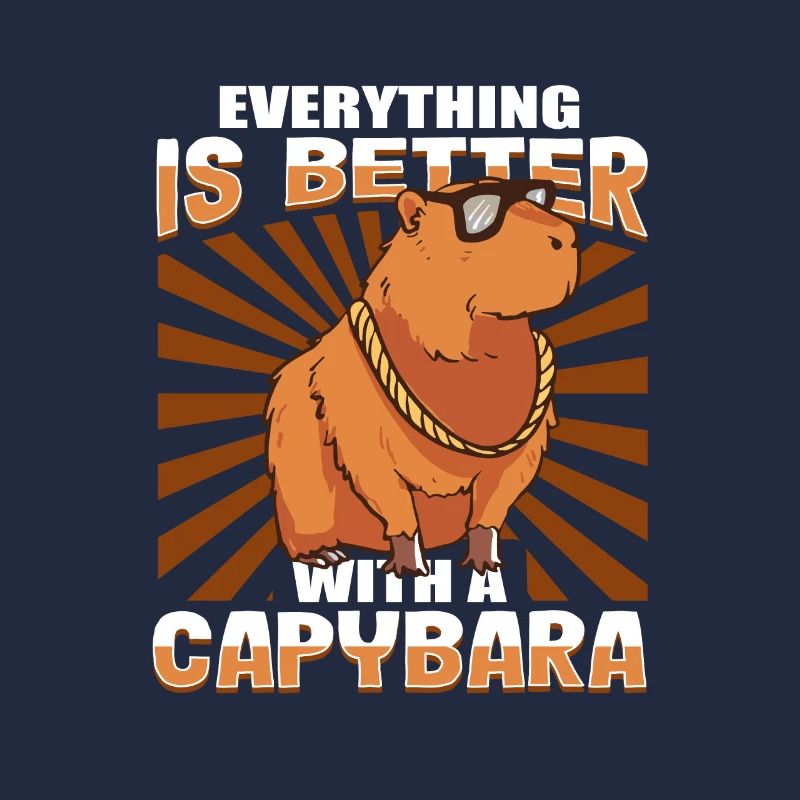 Capybara capybara rongeur