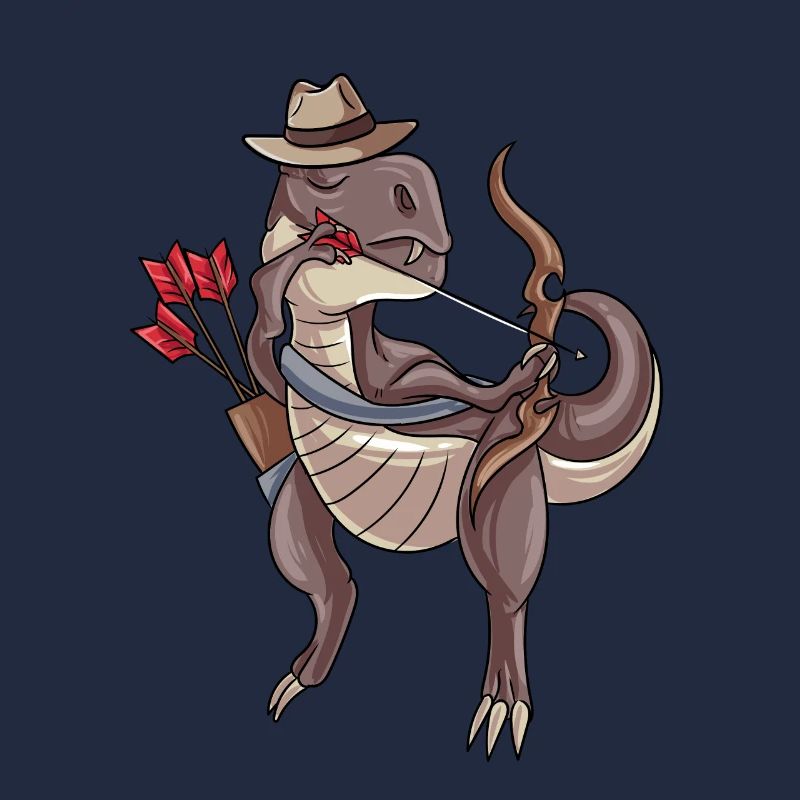 Bogenschießen Dinosaurier