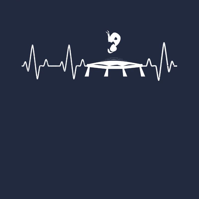 Trampolin Mädchen Springen