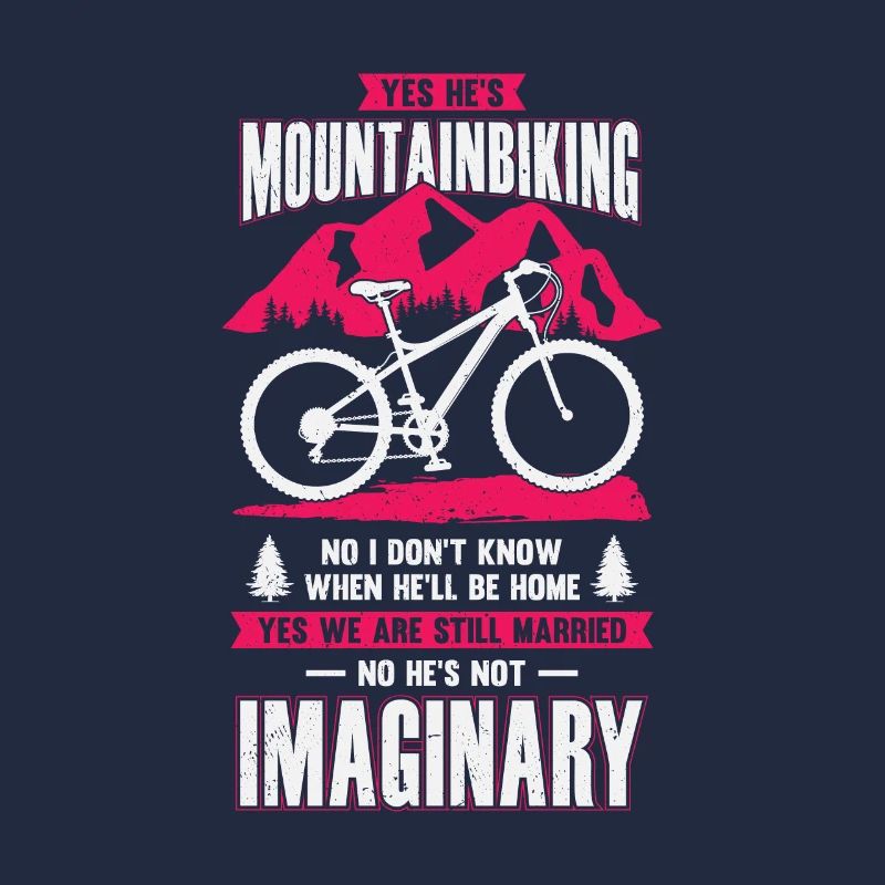 Mountainbiker Ehefrau Frau Geschenk
