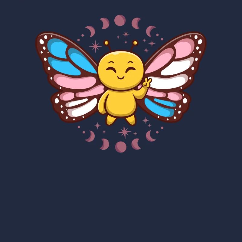 Transgender Monarch Butterfly Trans Subtle Pride