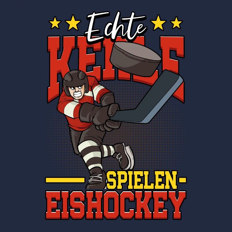 Echte Kerle spielen Eishockey