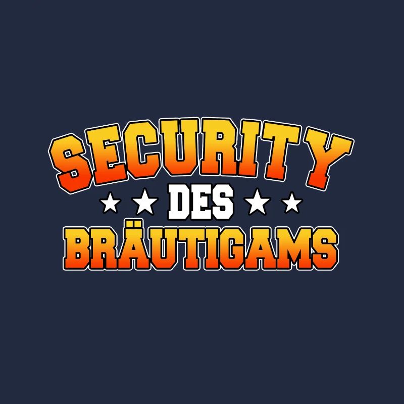 Bräutigam Security Junggesellenabschied Männer