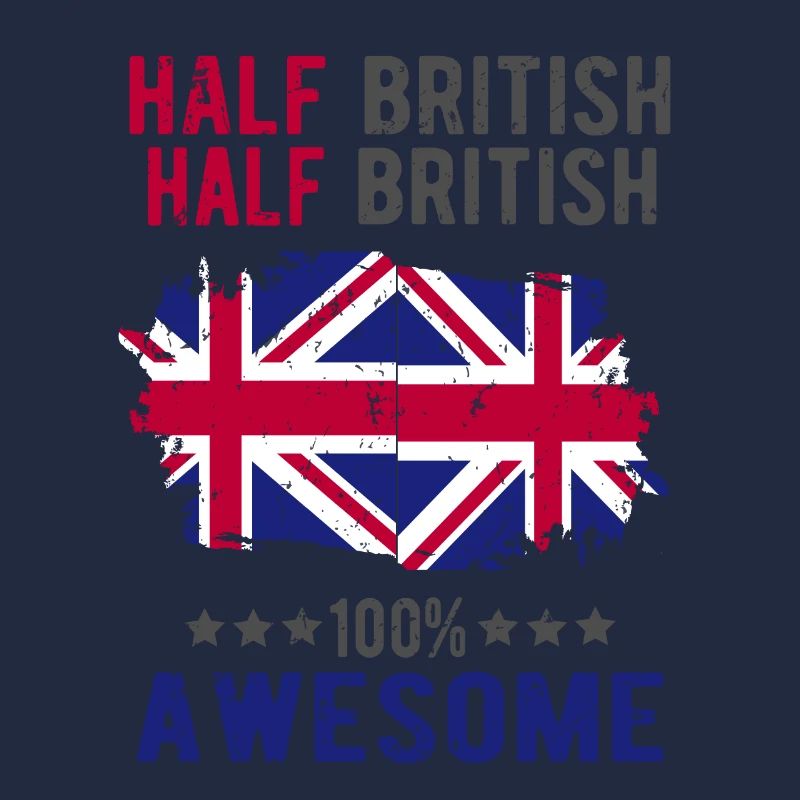 Moitié britannique moitié britannique