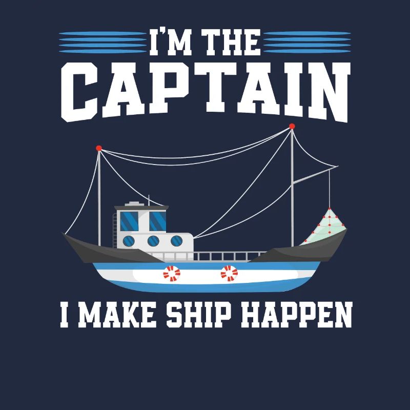 Capitaine de coupeur de pêche