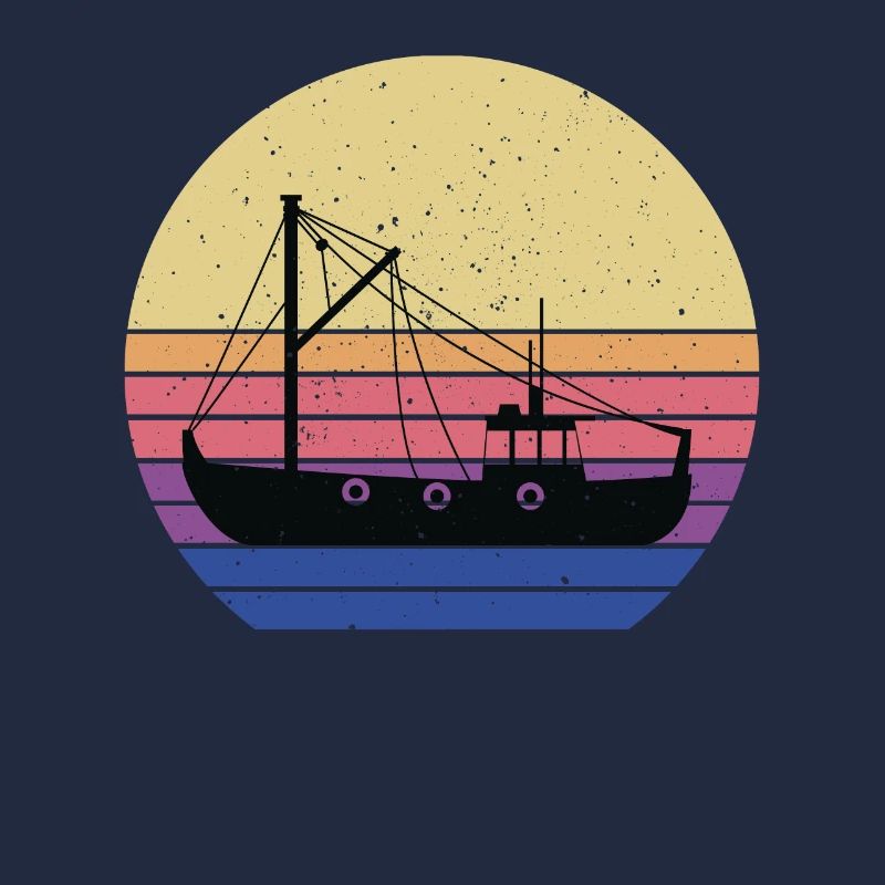 Cutter de pêche Retro Design