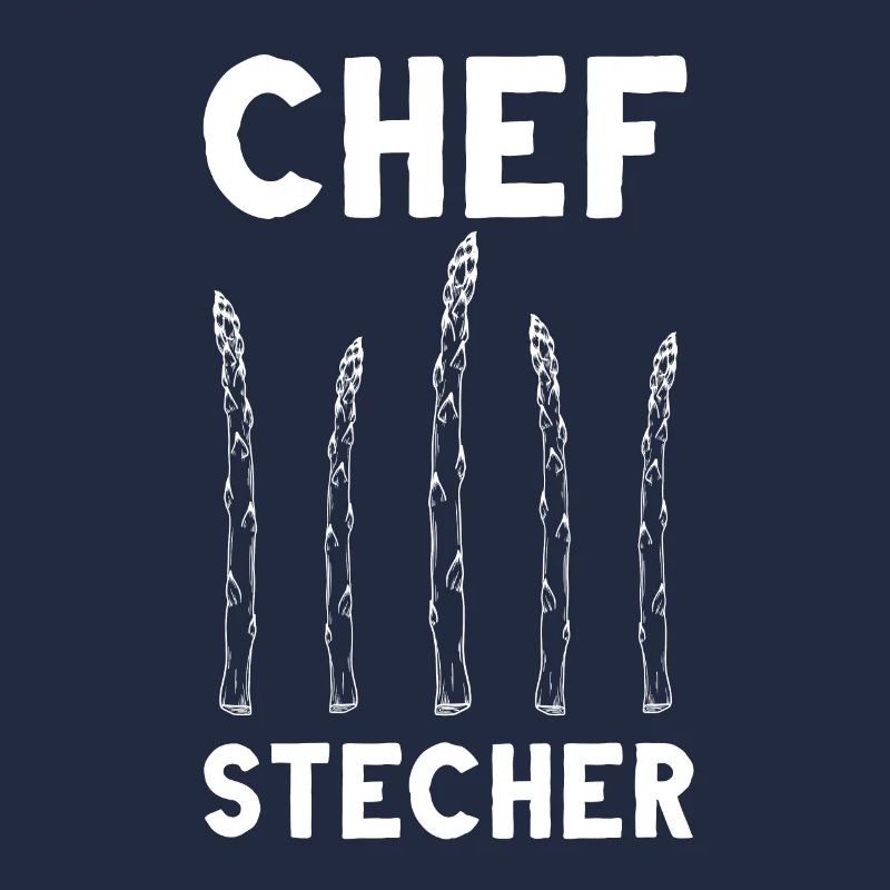 Chefstecher Spargelstecher Spargelernte Bauer