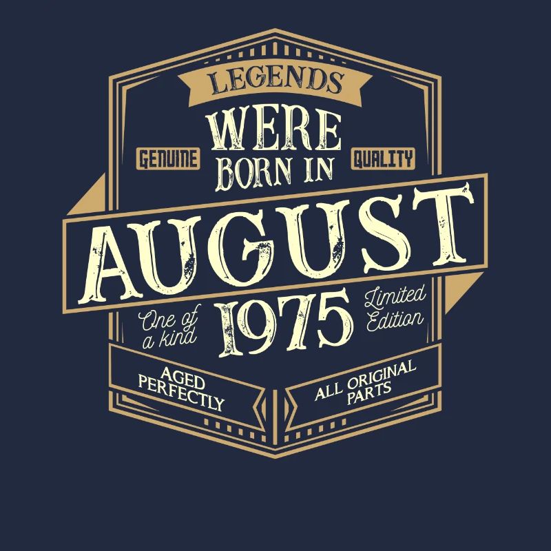 August 1975 Geburtstag Mann