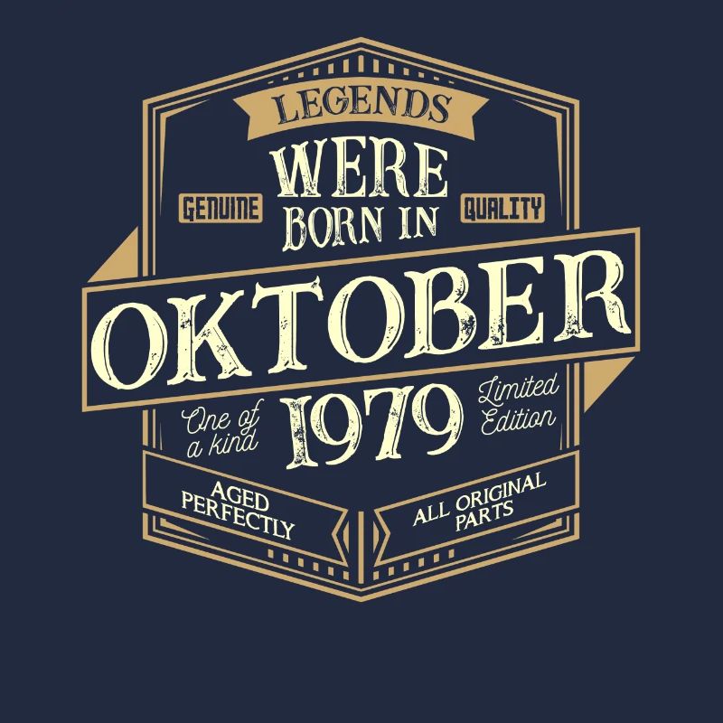 Oktober 1979 Geburtstag Mann