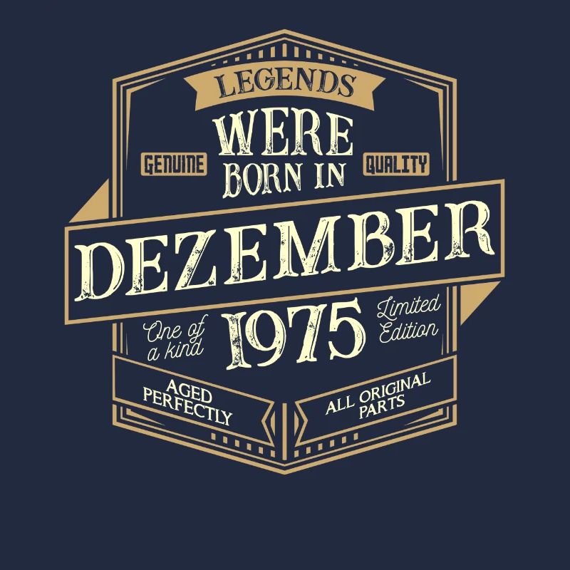 Dezember 1975 Geburtstag Mann
