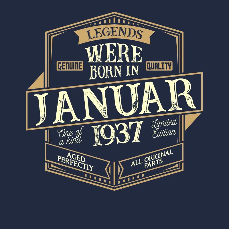 Januar 1937 Geburtstag Mann