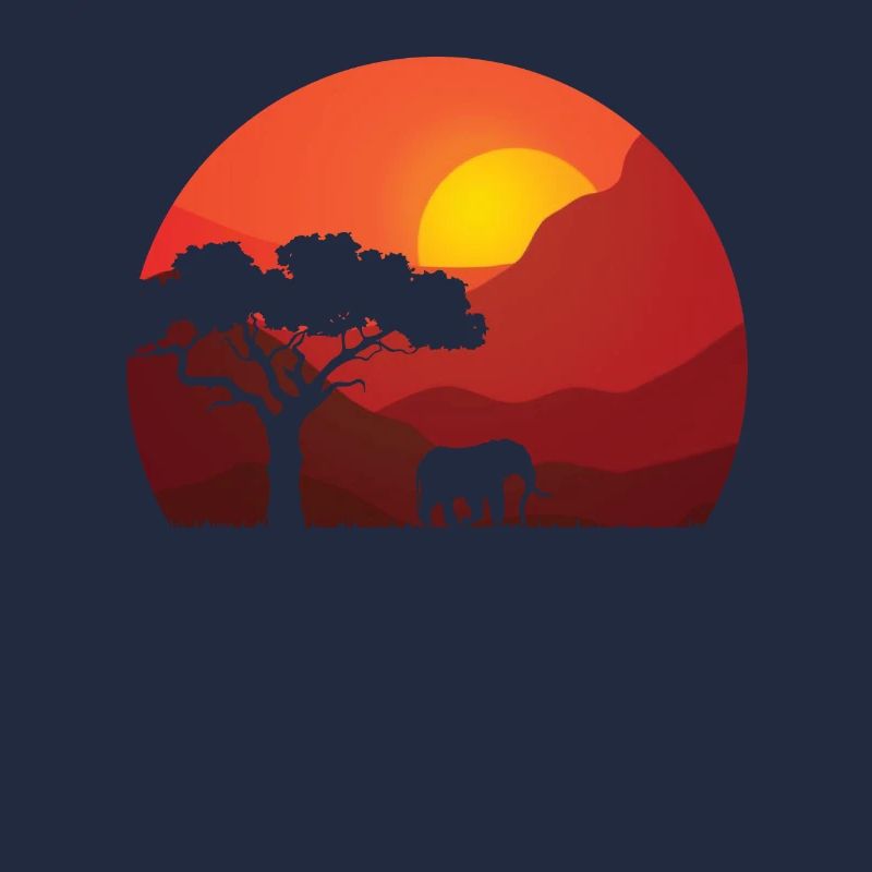 Savanne Elefant Design