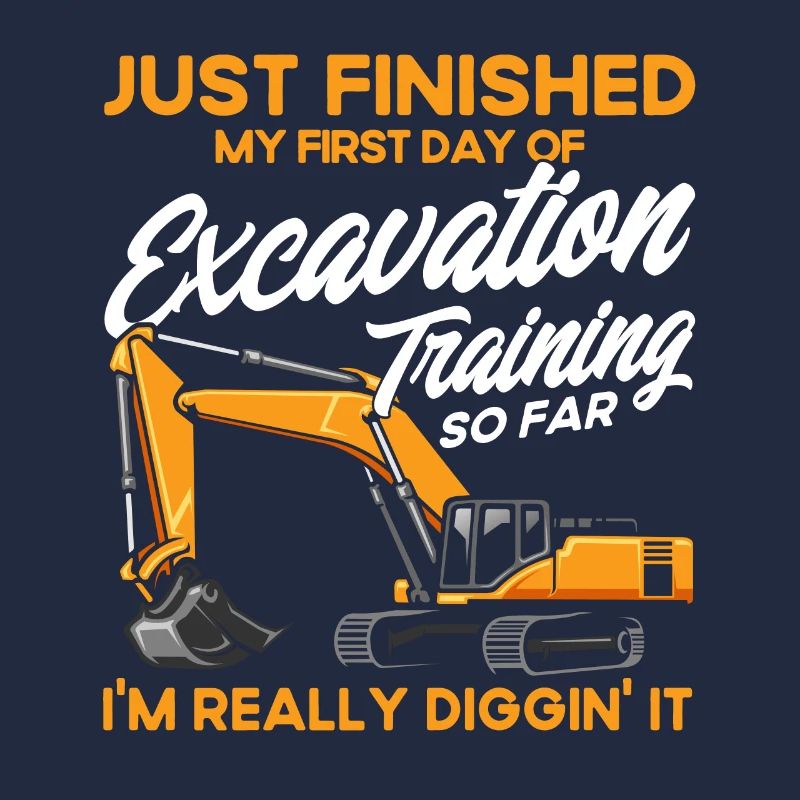 Bagger Schweres Gerät Bauarbeiter Geschenk