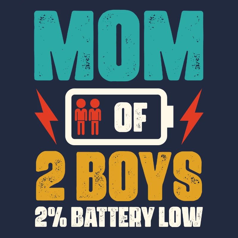 Mama Von Zwei Jungs Mutter Muttertag