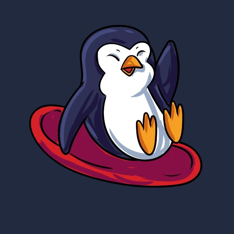 Pinguin Schlitten