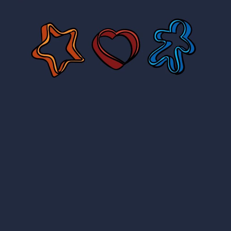 Cookie cutter baking pan