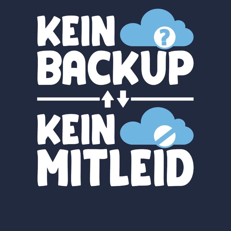 No backup no pity for programmers