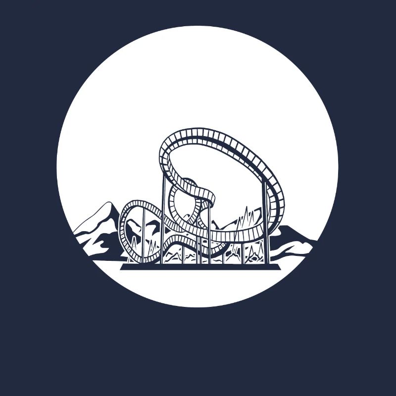 Achterbahn Mit Bergen
