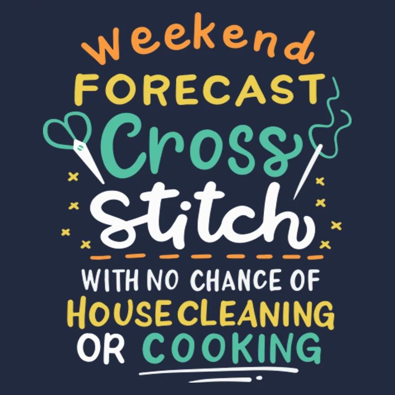 Weekend Forecast Cross Stitch