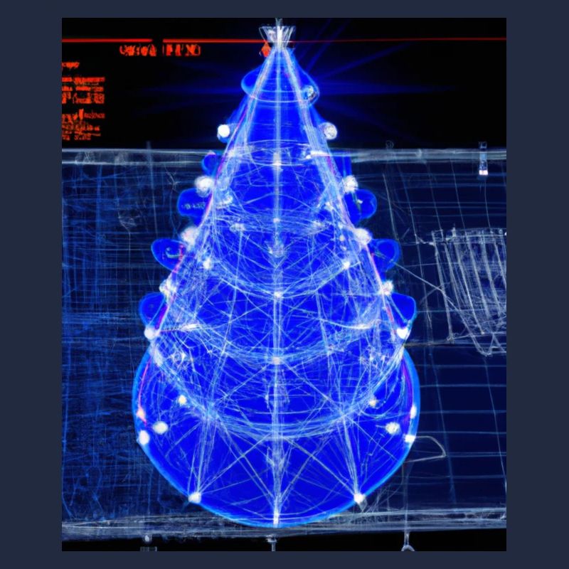 Plan schématique de l’arbre de Noël