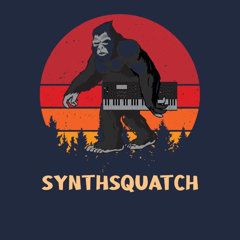 Sasquatch Synthesizer Dj Keyboard Synthsquatch