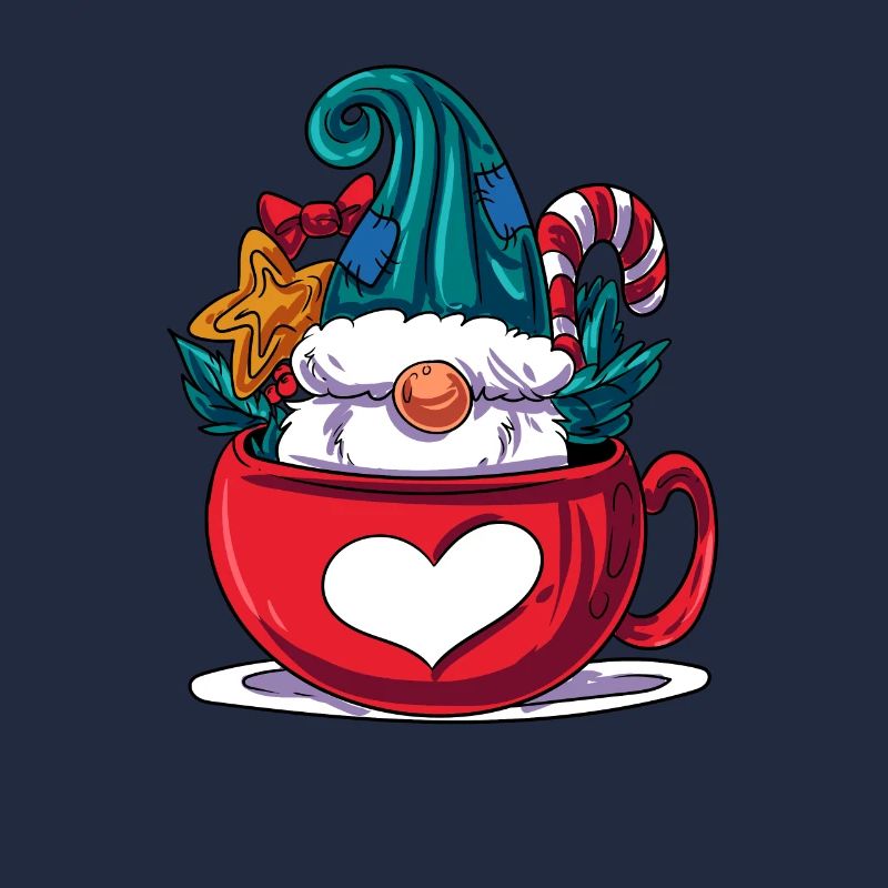 Weihnachtswichtel im Becher