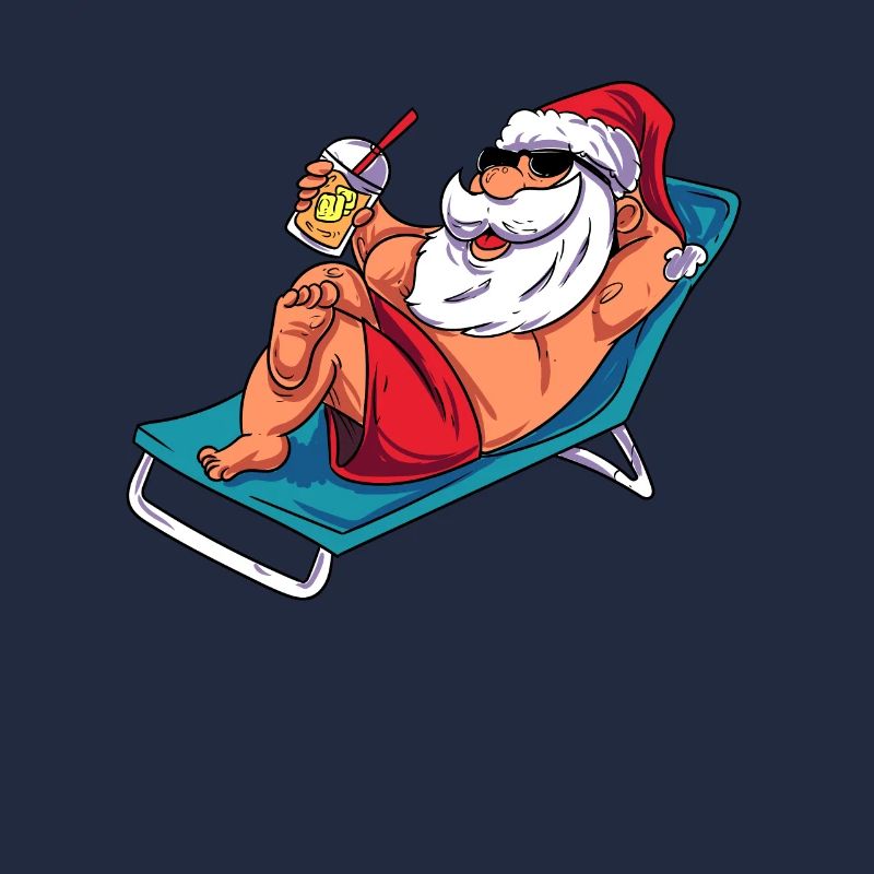 Strand Weihnachtsmann