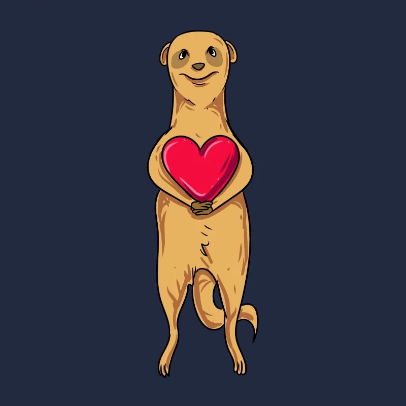 Suricate de la Saint-Valentin